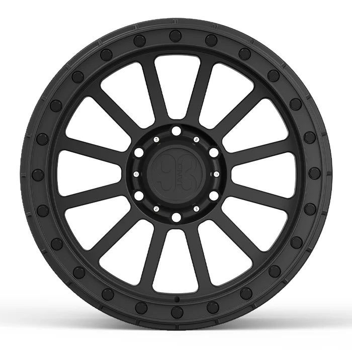 9&3 Wheels FR-12 | 6061-T6 Forged | Simulated Beadlock | Black