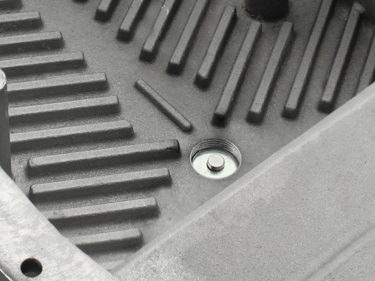 AFE 2010-2014 Ford Raptor Pro Series Transmission Pan Black w/ Machined Fins