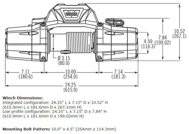 WARN ZEON 8-S WINCH