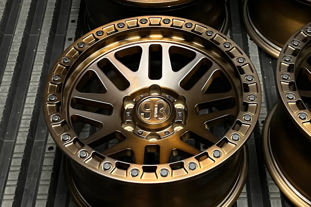 9&3 Wheels FR-01 | 6061-T6 Forged | Simulated Beadlock | Bronze
