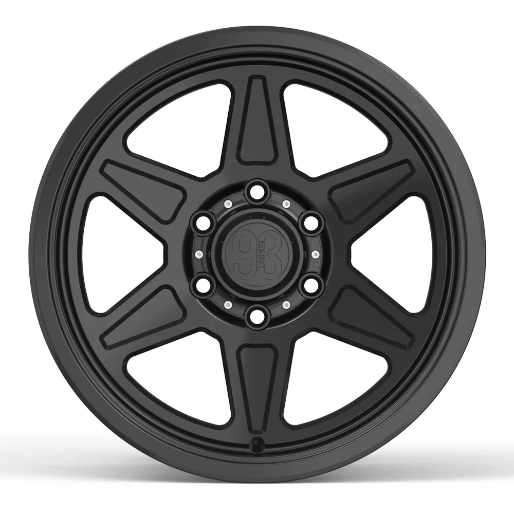 9&3 Wheels XRS-01 | 6061-T6 Forged | Smooth Lip | Black