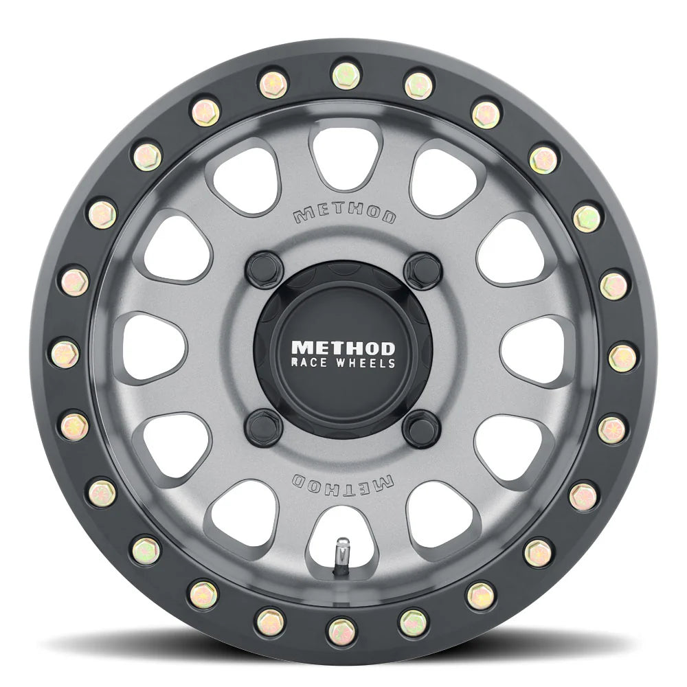 Method UTV 401 Beadlock - Titanium with Matte Black Ring