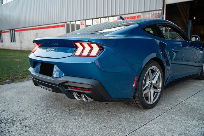 Corsa Xtreme Valved / 3.0 in Cat-Back 4.0 in Slash Tips | 2024 Mustang GT Coupe