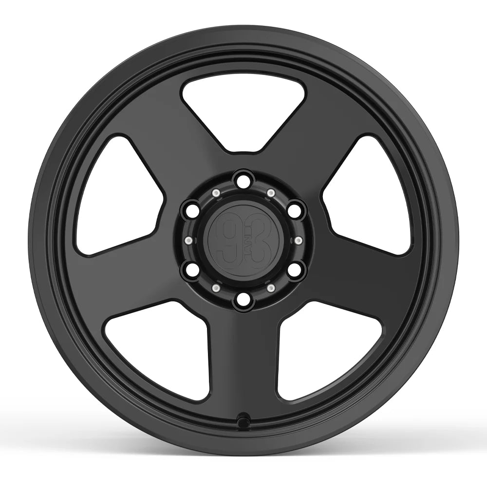 9&3 Wheels FRS-05 | 6061-T6 Forged | Smooth Lip | Black