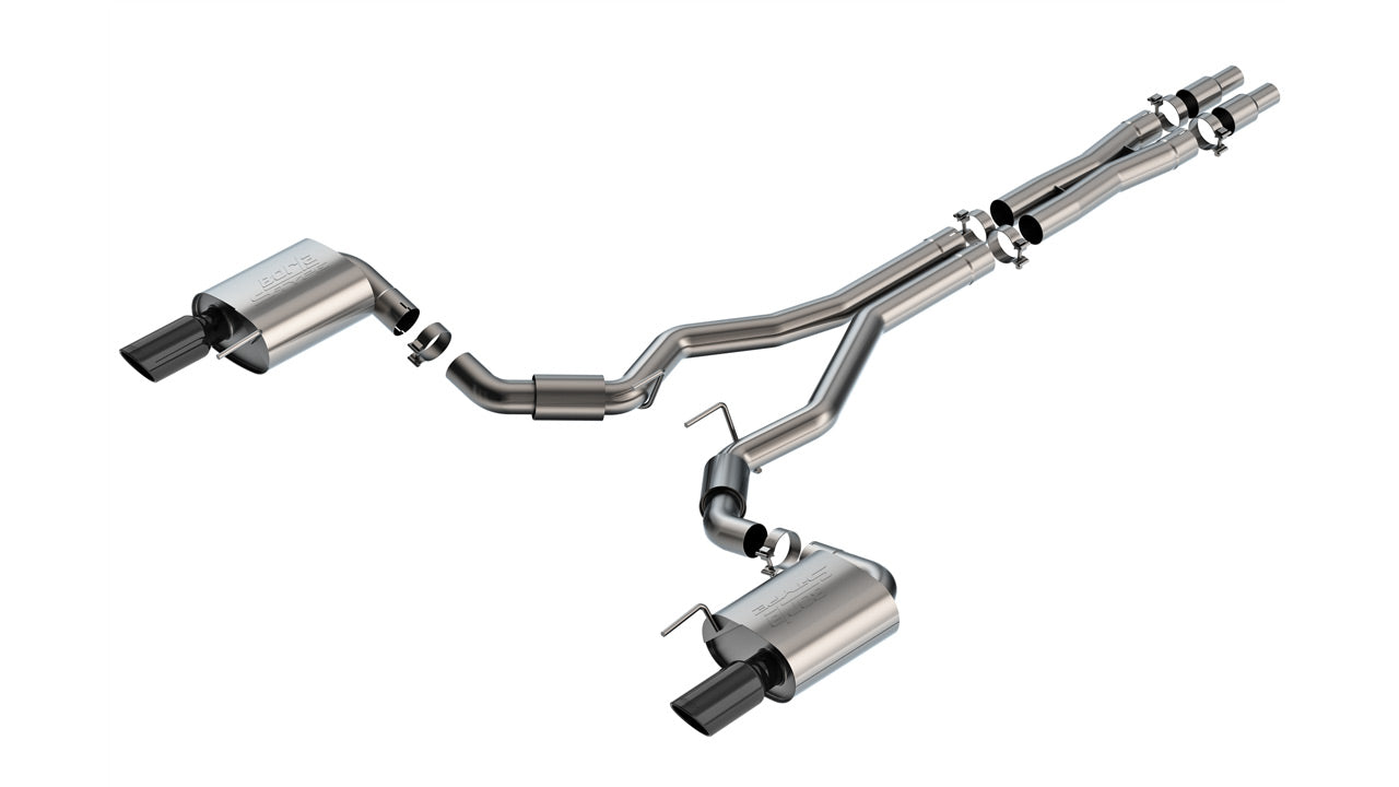 Borla 2024 Ford Mustang GT 5.0L V8 w/o Active Exhaust S-Type Cat-Back Exhaust System