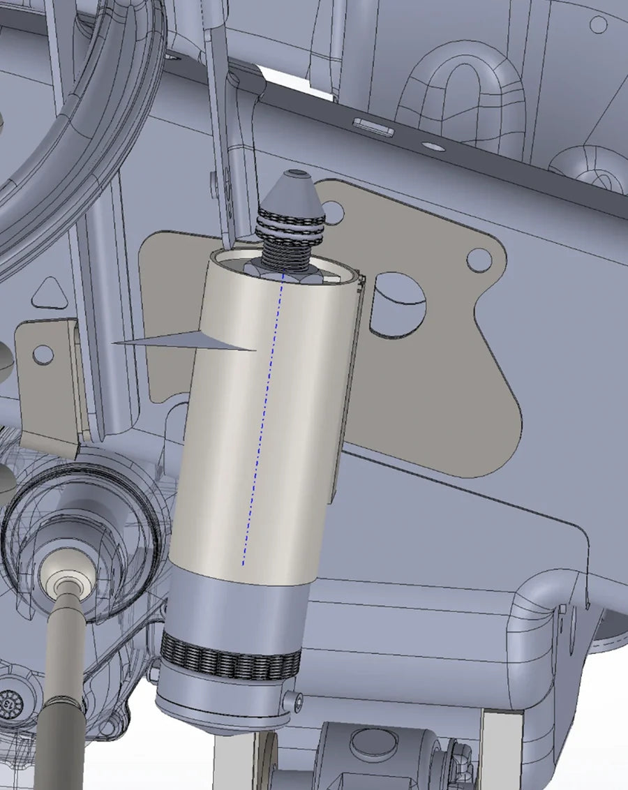 Gen 2 Raptor Front Bump Stop - Fabricated Lower Arm