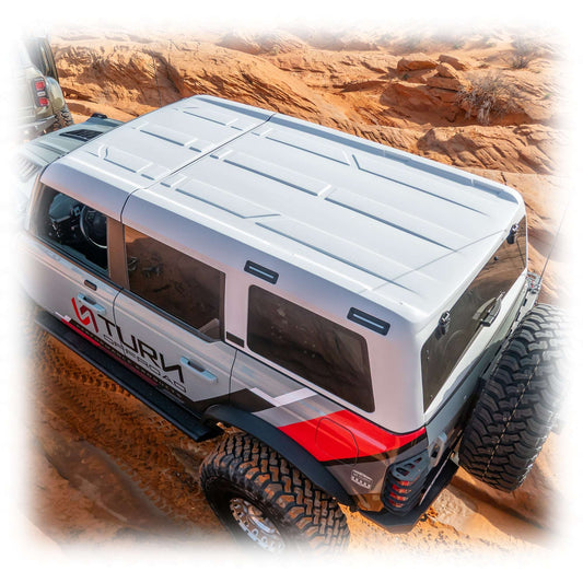 Hard Top for Ford Bronco 4-Door, White Gelcoat - 2021–2026 Ford Bronco 4-Door