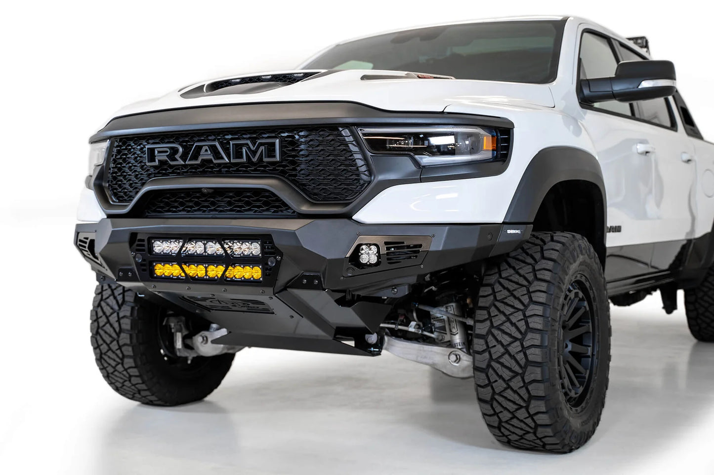 ADD 2021-2024 RAM 1500 TRX BOMBER FRONT BUMPER (20 INCH LIGHTS)