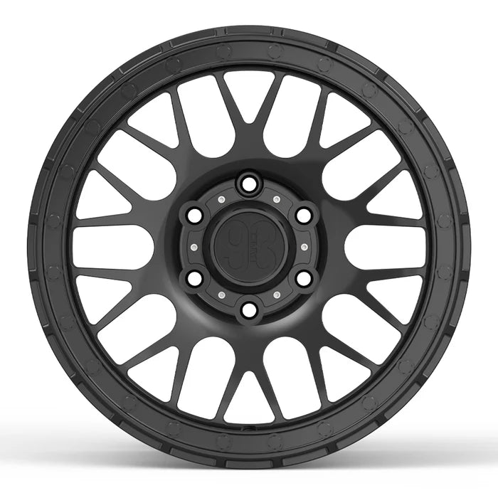 9&3 Wheels TX-01 | 6061-T6 Forged | Simulated Beadlock | Black