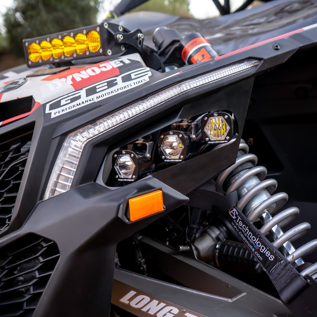 Baja Designs 2017-24 Maverick X3 Can-Am S1 Triple LED Headlight Kit