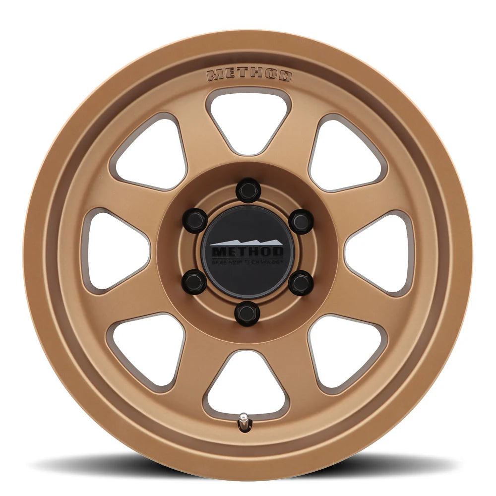 Method MR701 18x9 +18mm Offset 6x5.5 106.25mm CB Method Bronze Wheel