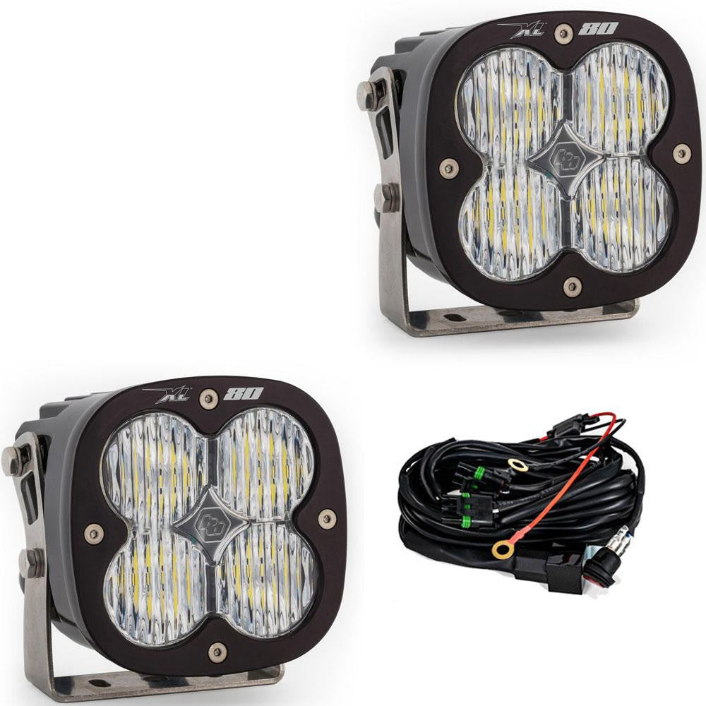 Baja Designs XL80 Series Driving Combo Pattern Pair LED Light Pods