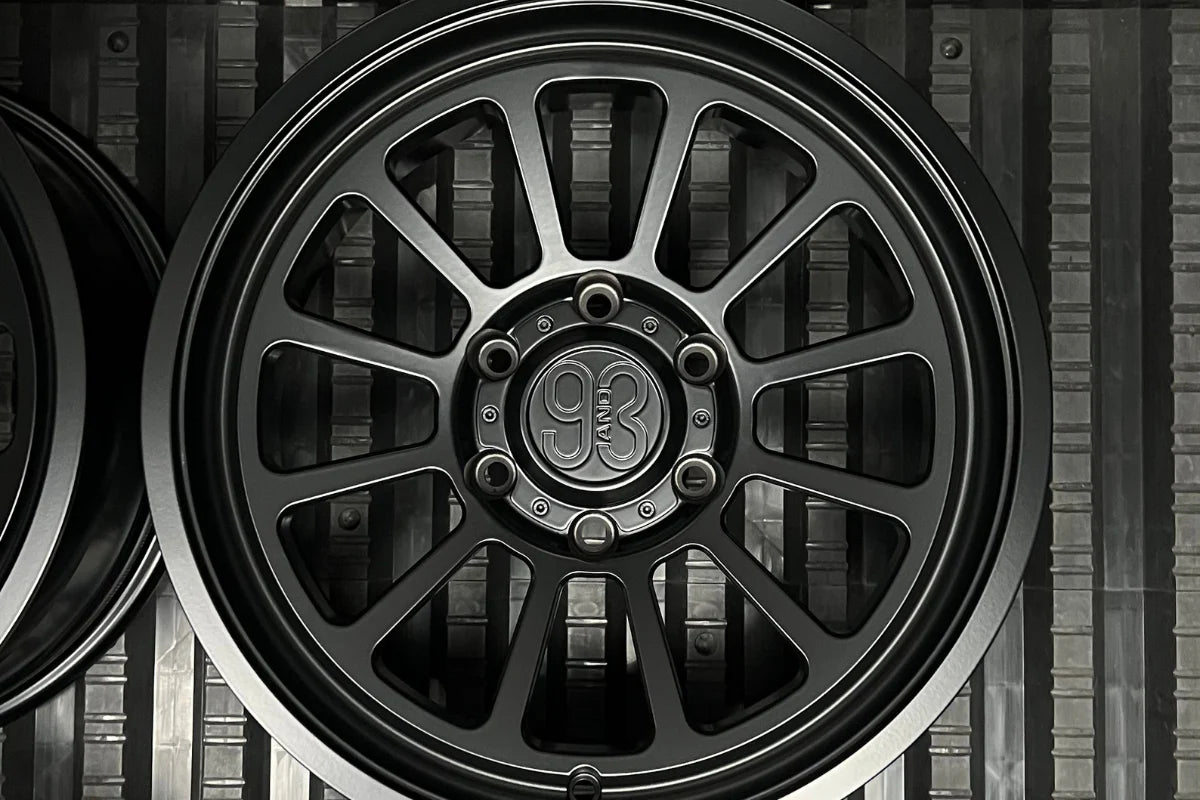 9&3 Wheels FRS-12 | 6061-T6 Forged | Smooth Lip | Black