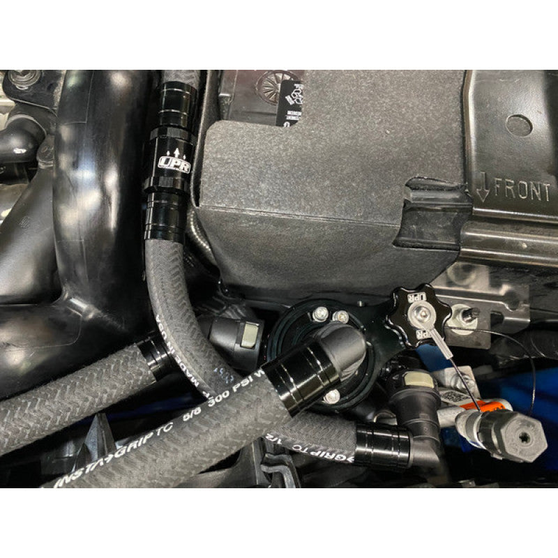 UPR 2021-2024 Ford Bronco 2.7L Plug N Play ™ Dual Valve Oil Catch Can w/Clean Side Separator