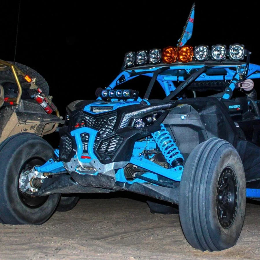 KC Hilites Can-Am Maverick X3 Shock Tower Mount and FLEX ERA® LED Light Bar Bundle