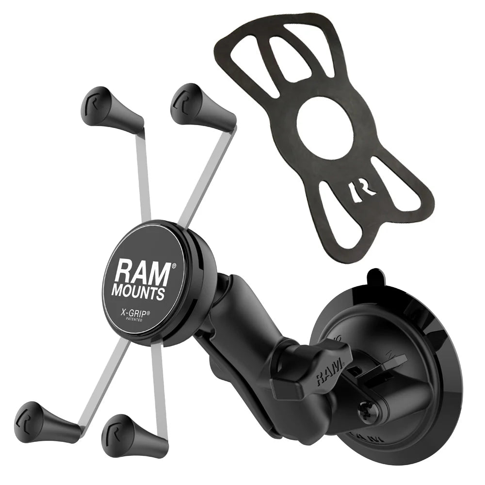 RAM MOUNTS X-Grip® Large Phone Mount with Twist-Lock™ Suction Cup - Medium