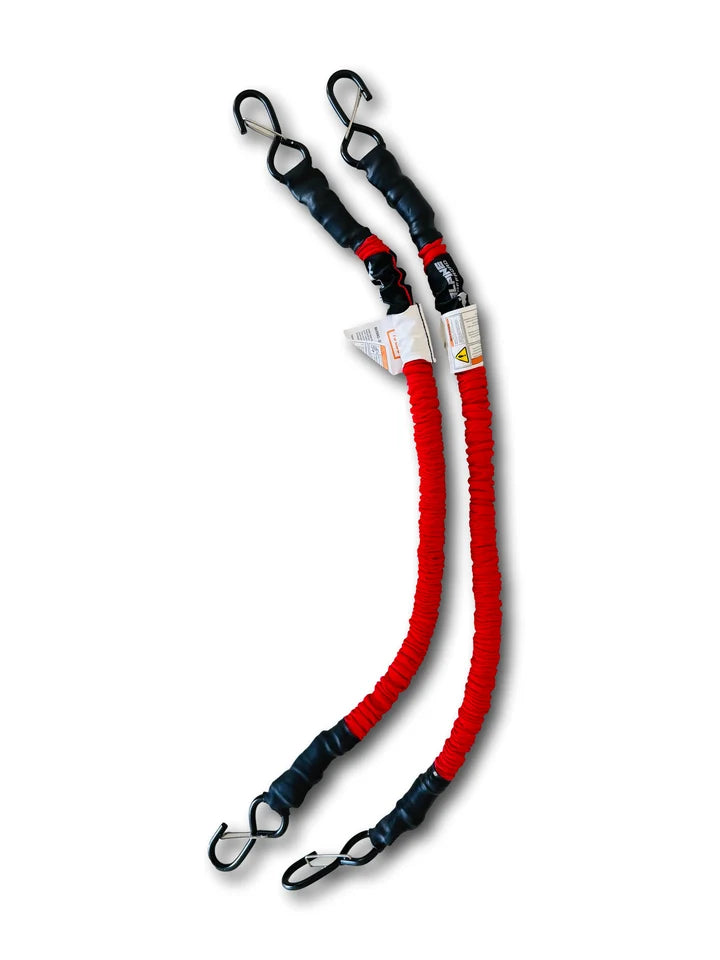 Premium Bungee Straps (Pair) – Red