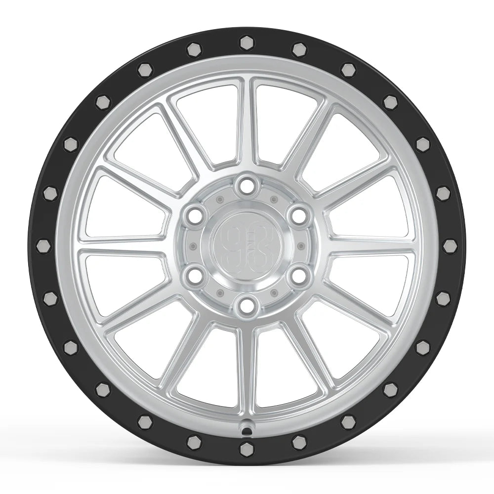 9&3 Wheels FR-11R | 6061-T6 Forged | Simulated Beadlock w/ Removable Ring