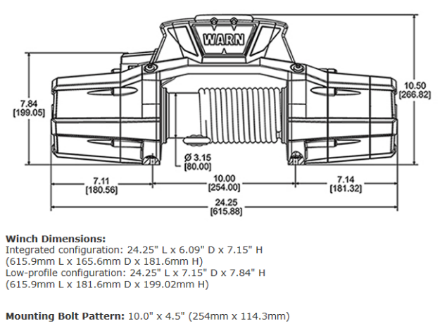 WARN ZEON 12-S WINCH