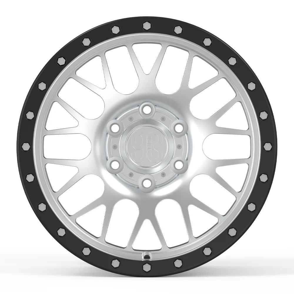 9&3 Wheels TX-01R | 6061-T6 Forged | Simulated Beadlock w/ Removable Ring