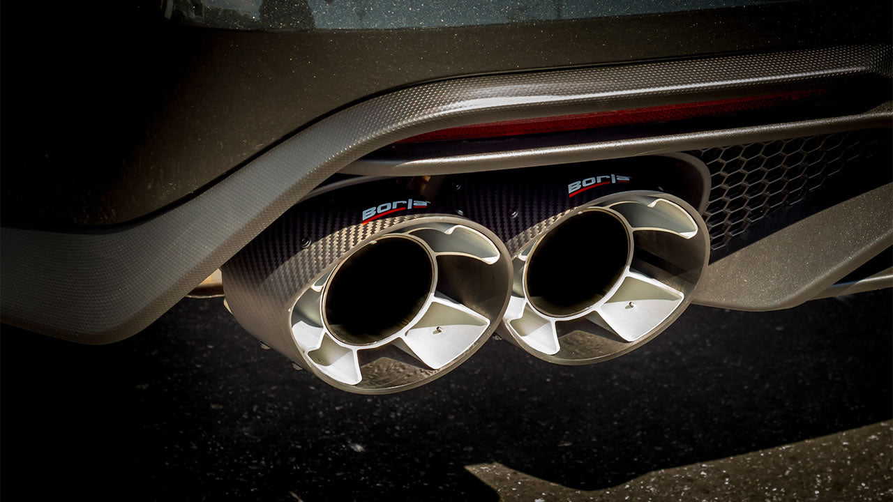 Borla 2020 Ford GT500 5.2L AT 3in ATAK CatBack Exhaust w/ Carbon Fiber Tips