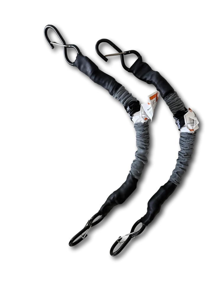 Premium Bungee Straps (Pair) – Gray