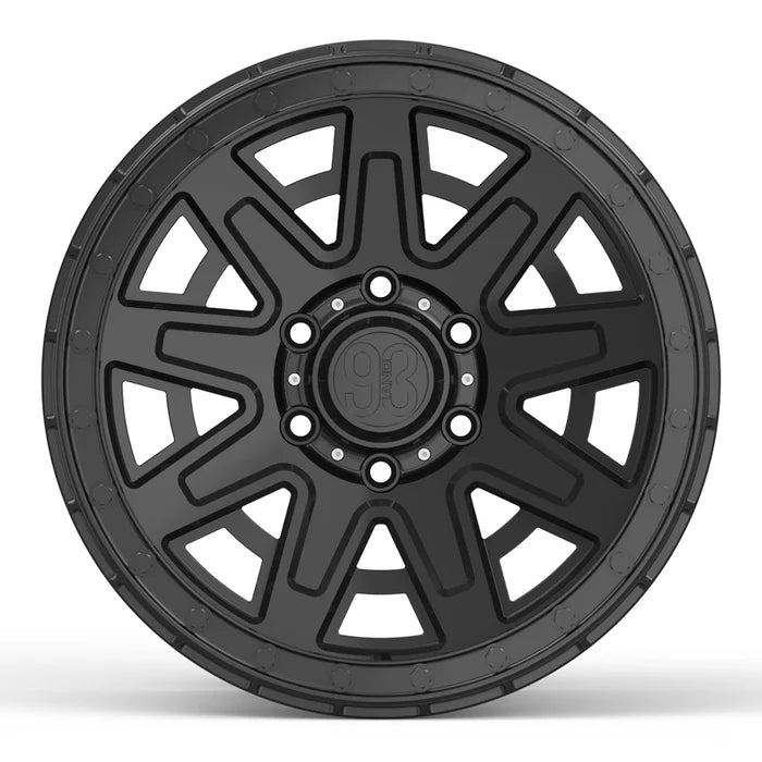 9&3 Wheels XR-02 | 6061-T6 Forged | Simulated Beadlock | Black