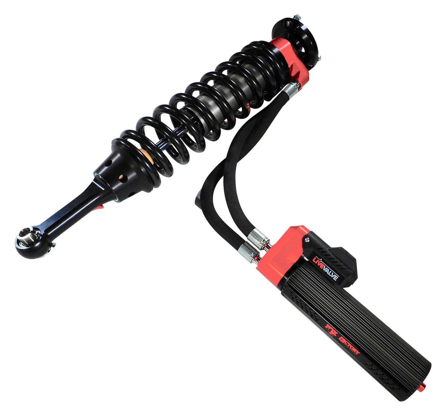 FOX Factory Race Series 3.0 Live Valve Reservoir, Front Coilover, 0-2" Lift, 2019+ Raptor