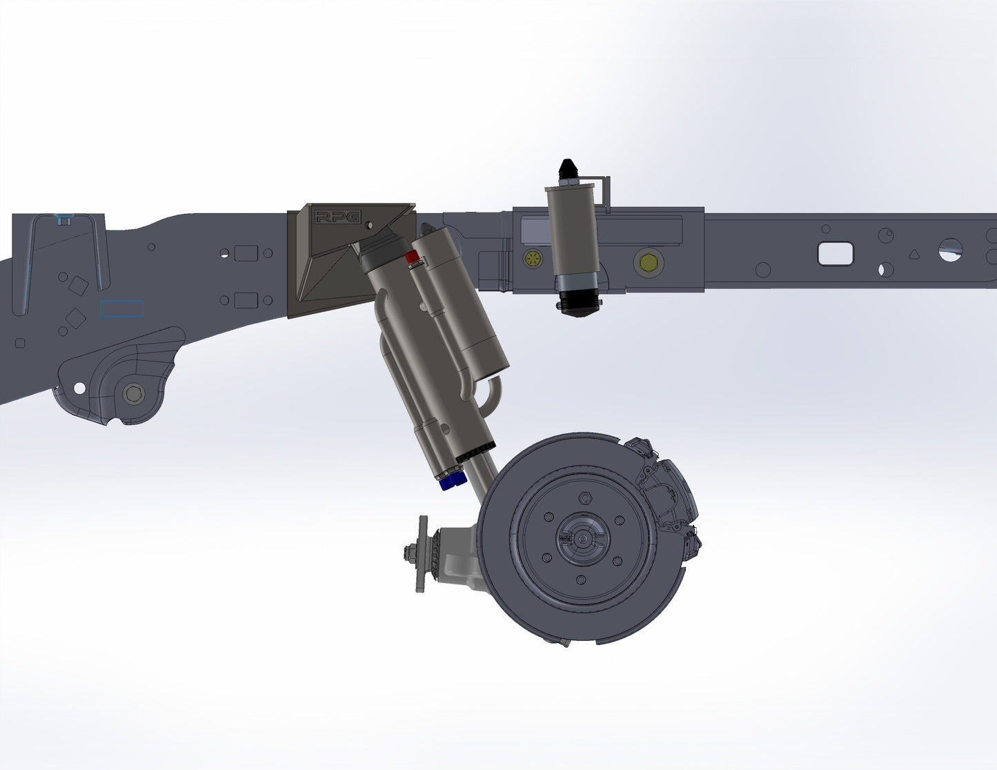 2014-2014 Ford Raptor Rear Shock Mount Upgrade Kit