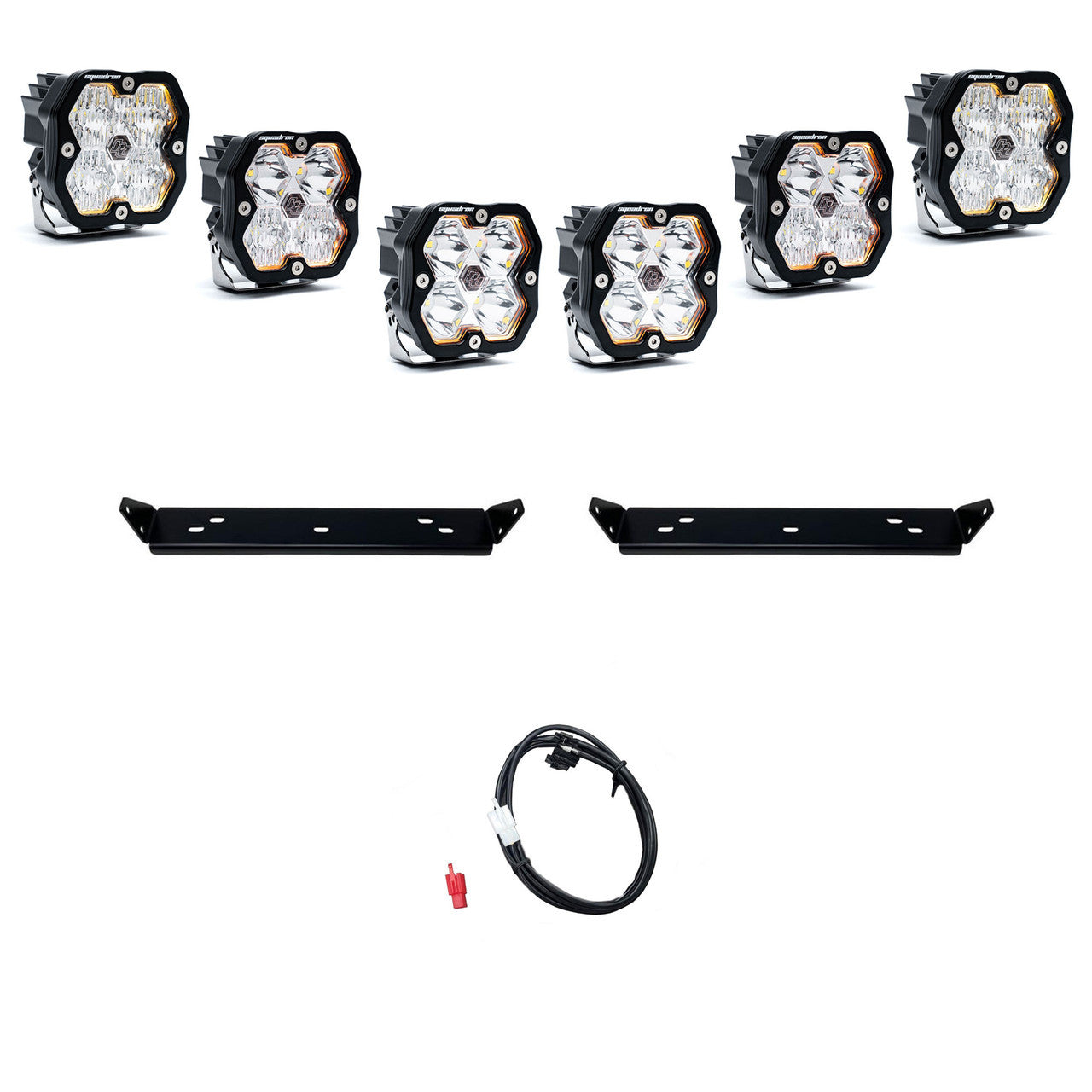 Baja Designs Squadron 2.0 Sport Behind The Grille Light Bar Kit - 2024-2026 Ford Raptor/R