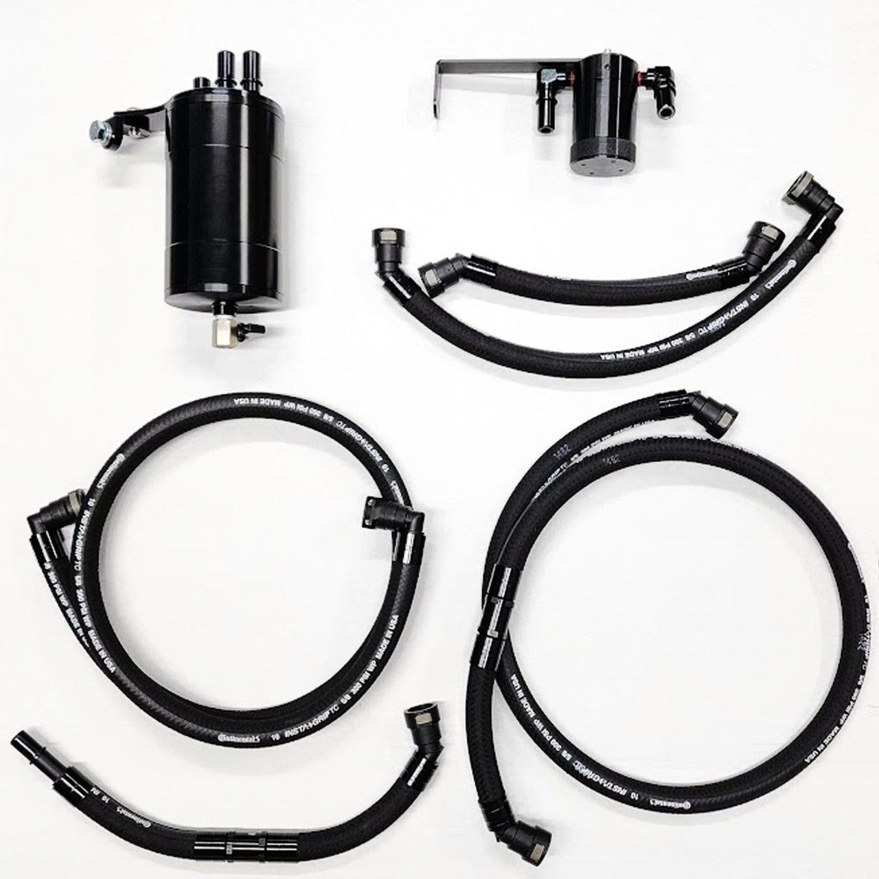 UPR 2021-24 F150 2.7L, 3.5L Ecoboost (including Raptor and 22-24 Expedition) Plug n Play™ Dual Valve Oil Catch Can with CSCC