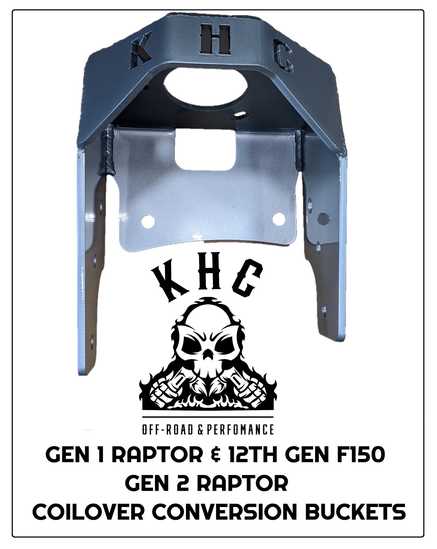 KRAZY HOUSE CUSTOMS Gen 1 Raptor/Gen 12 F150 (09'-14') → Gen 2 Raptor Coil Over Conversion Buckets