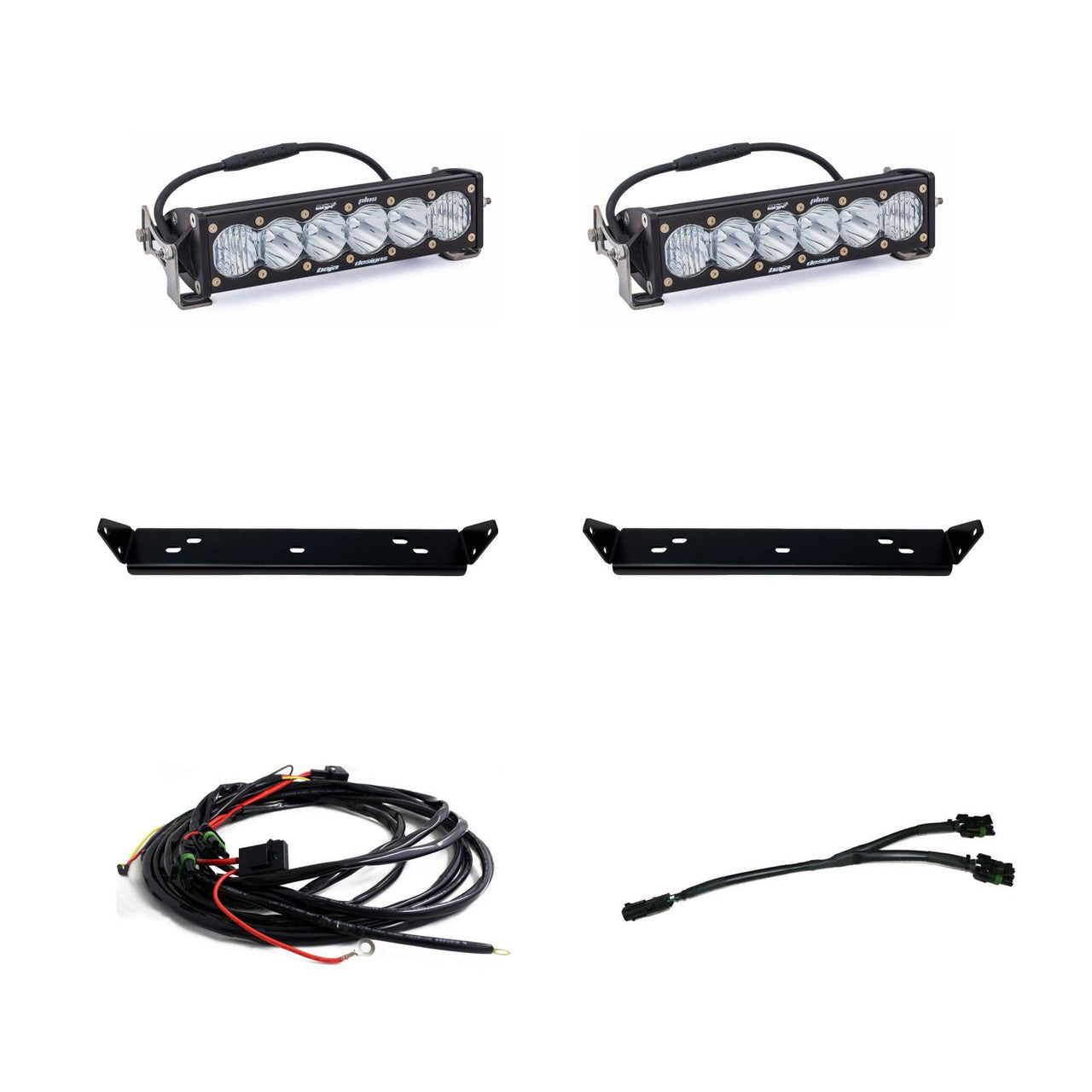 Baja Designs Ford OnX6+ 10 Inch Dual Behind Grille Light Bar Kit