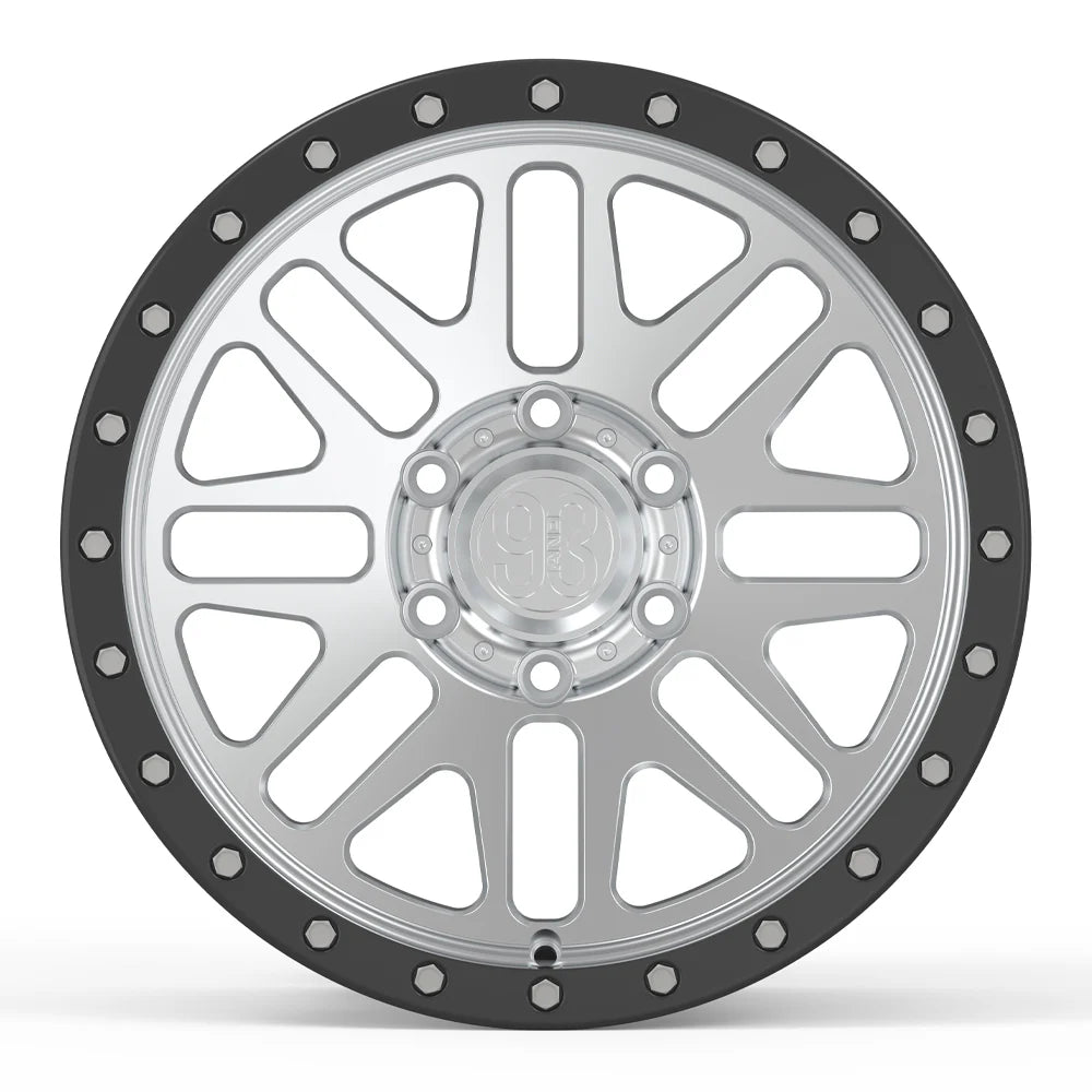 9&3 Wheels FR-01R | 6061-T6 Forged | Simulated Beadlock w/ Removable Ring