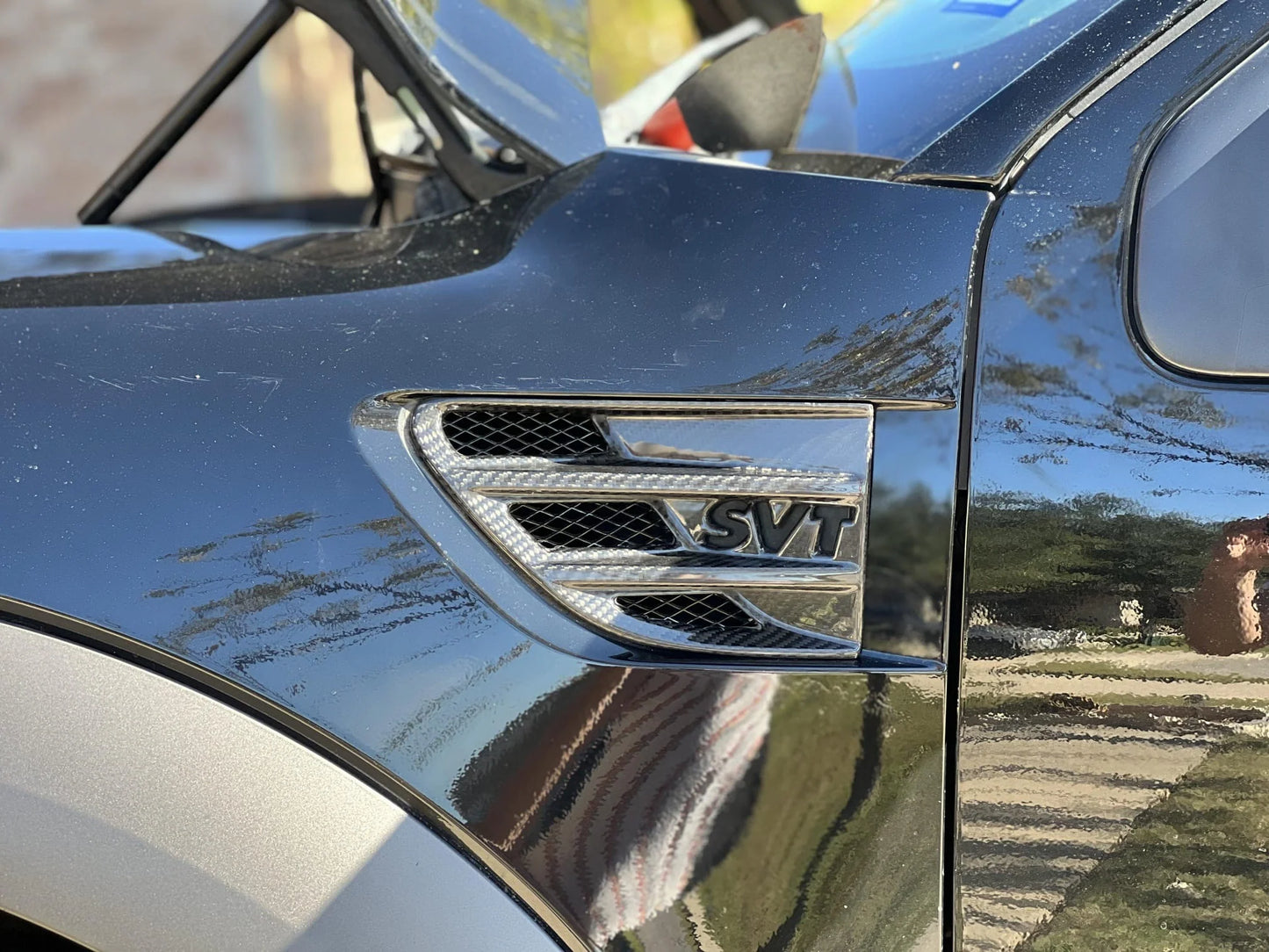 2010-2014 Ford Raptor SVT Replacement Carbon Fiber Side Fender Vent Trim