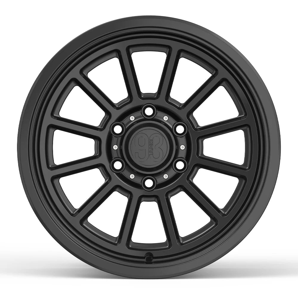 9&3 Wheels FRS-13 | 6061-T6 Forged | Smooth Lip | Black