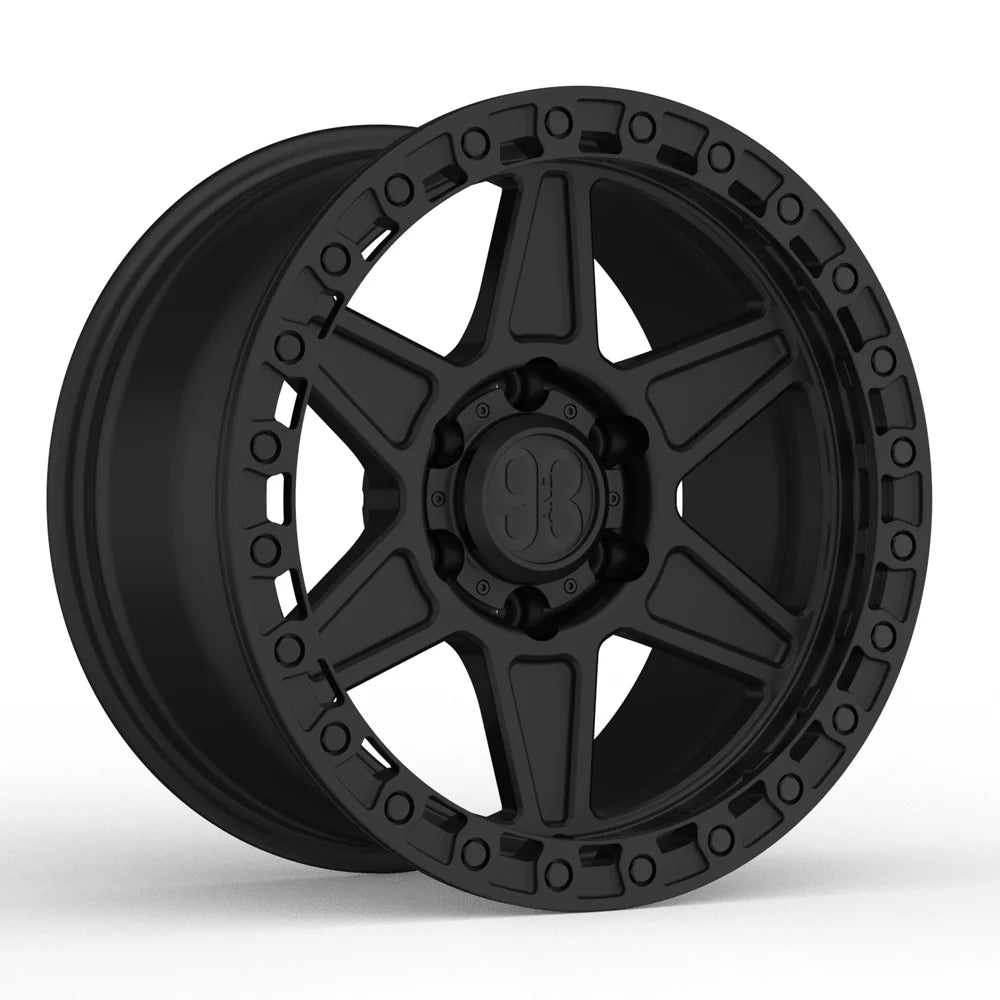 9&3 Wheels XR-01R | 6061-T6 Forged | Simulated Beadlock w/ Removable Ring