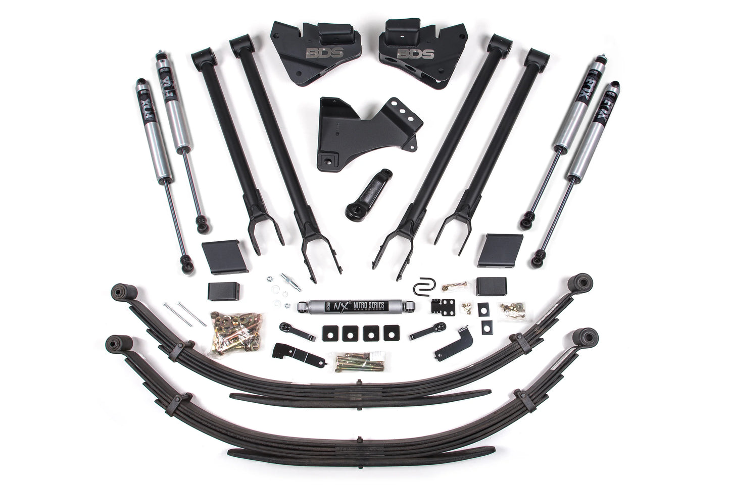 BDS 5 Inch Lift Kit w/ 4-Link | Ford F250/F350 Super Duty (20-22) 4WD | Diesel