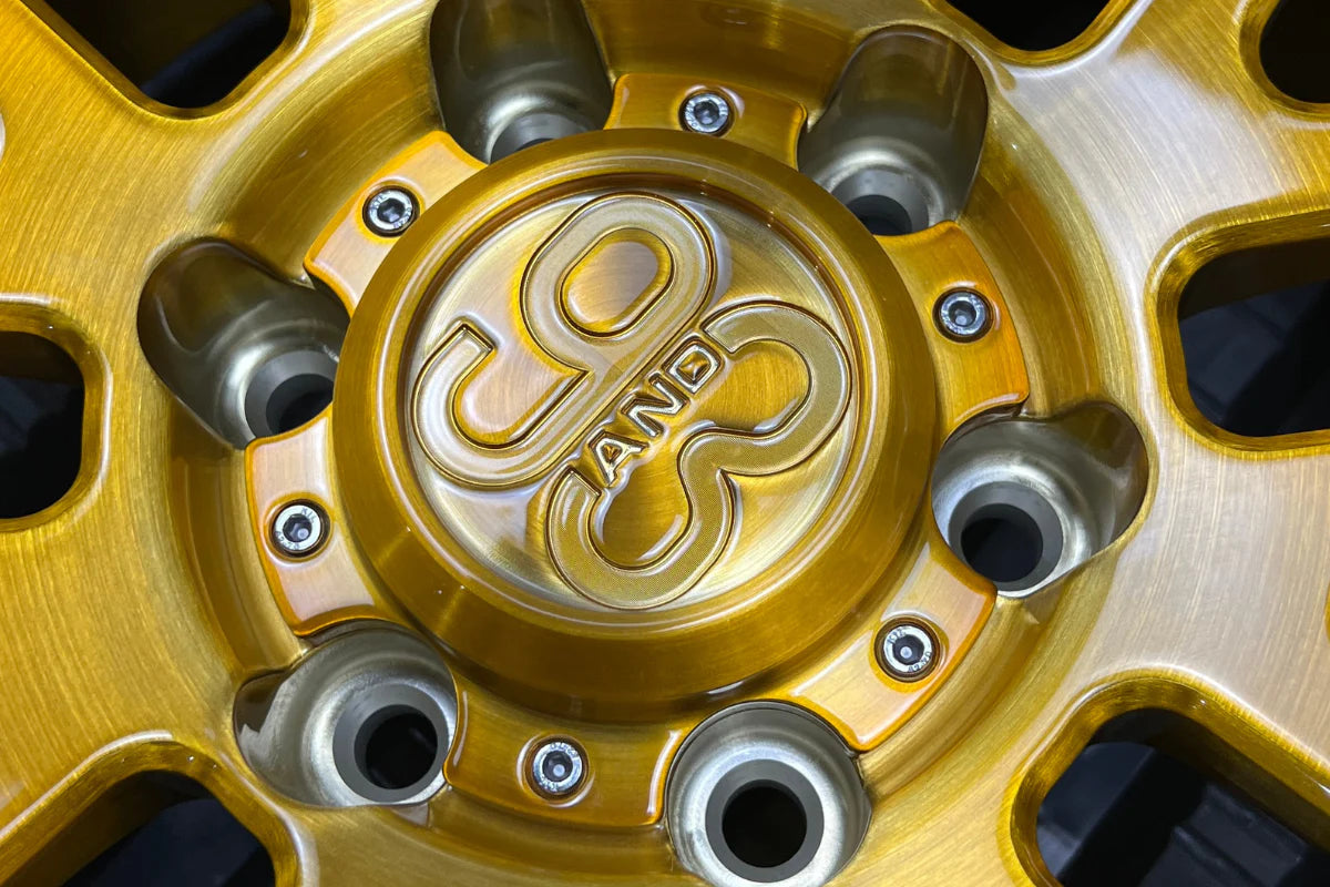 9&3 Wheels FRS-01 | 6061-T6 Forged | Smooth Lip | Brushed Gold