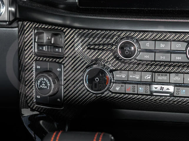 2021+ Ford Raptor/R Carbon Fiber Center Control Panel Cover