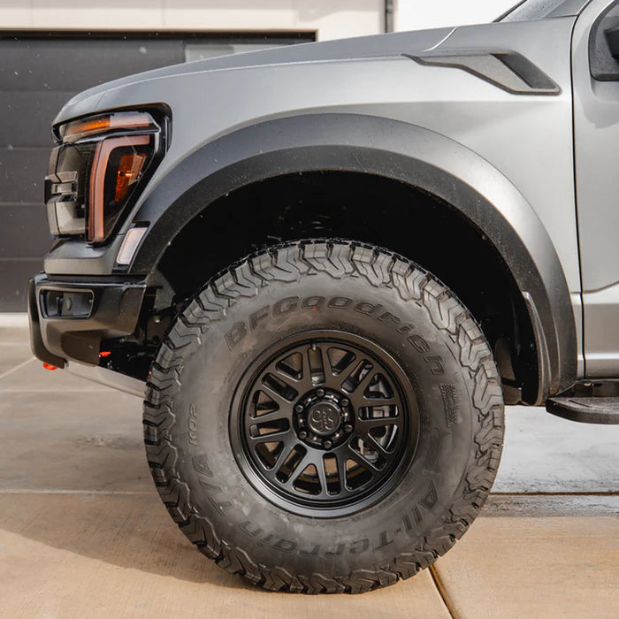 9&3 Wheels FRS-01 | 6061-T6 Forged | Smooth Lip | Black