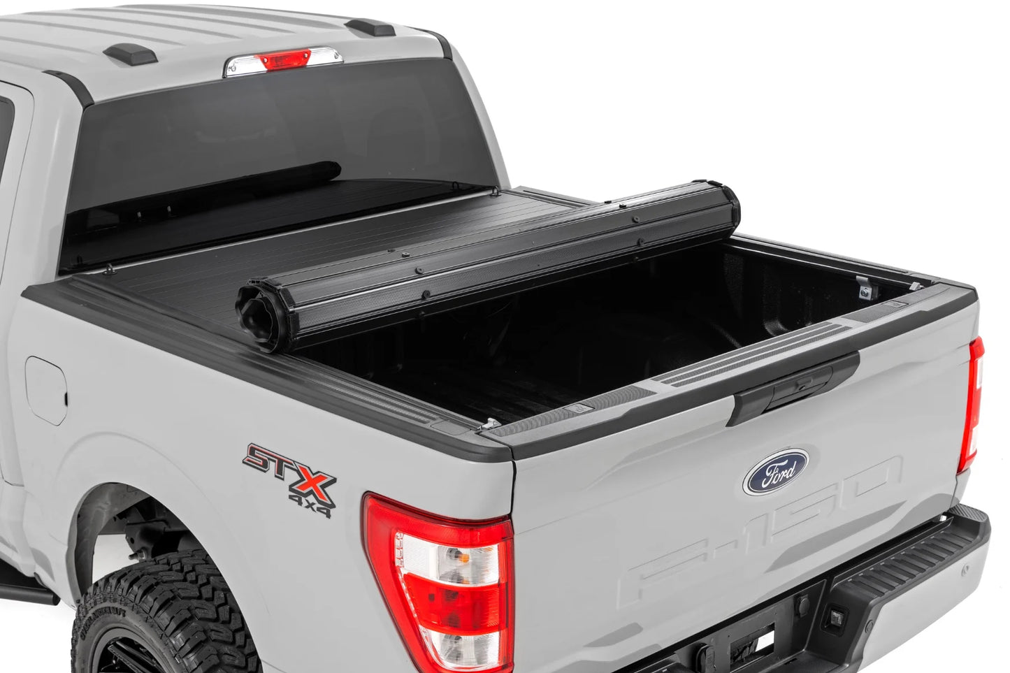 Rough Country 2021-2025 Ford Raptor Hard Roll Up Bed Cover