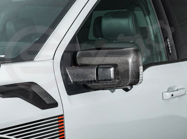 2021+ Ford Raptor/R Carbon Fiber Side Mirror Cap Cover