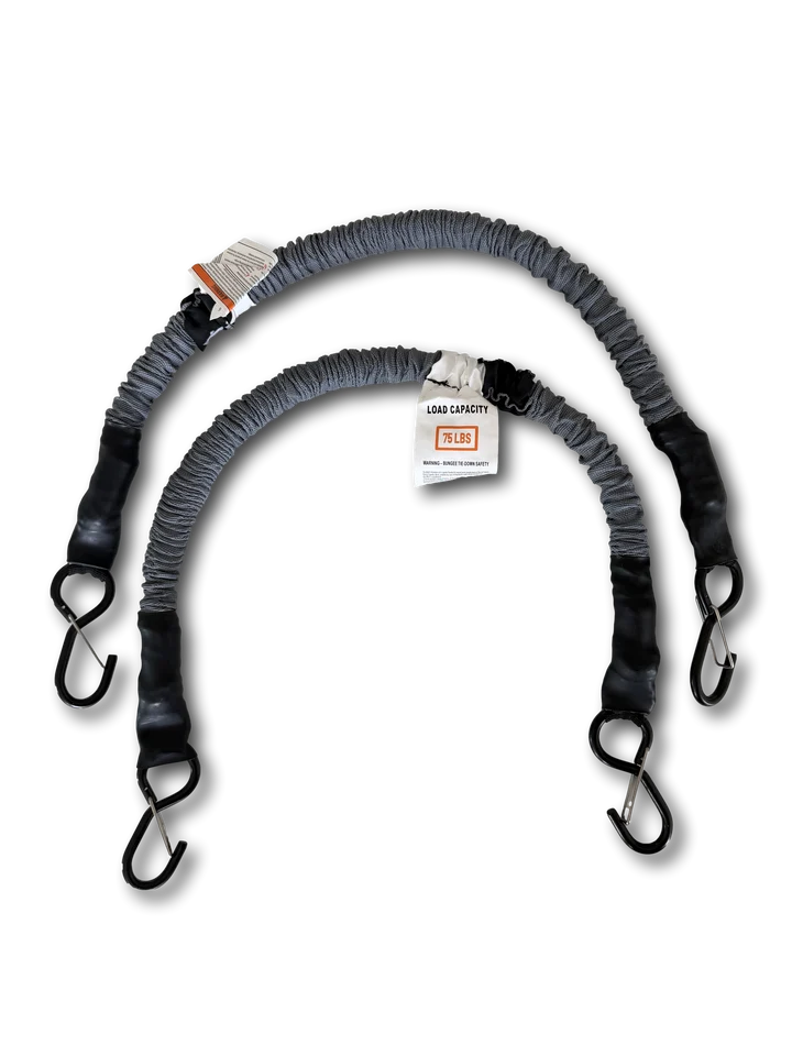 Premium Bungee Straps (Pair) – Gray