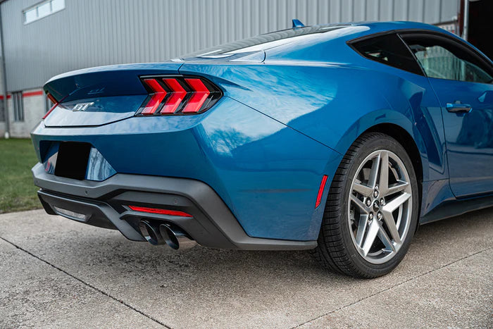 Corsa Xtreme Valved / 3.0 in Cat-Back 4.0 in Slash Tips | 2024 Mustang GT Coupe