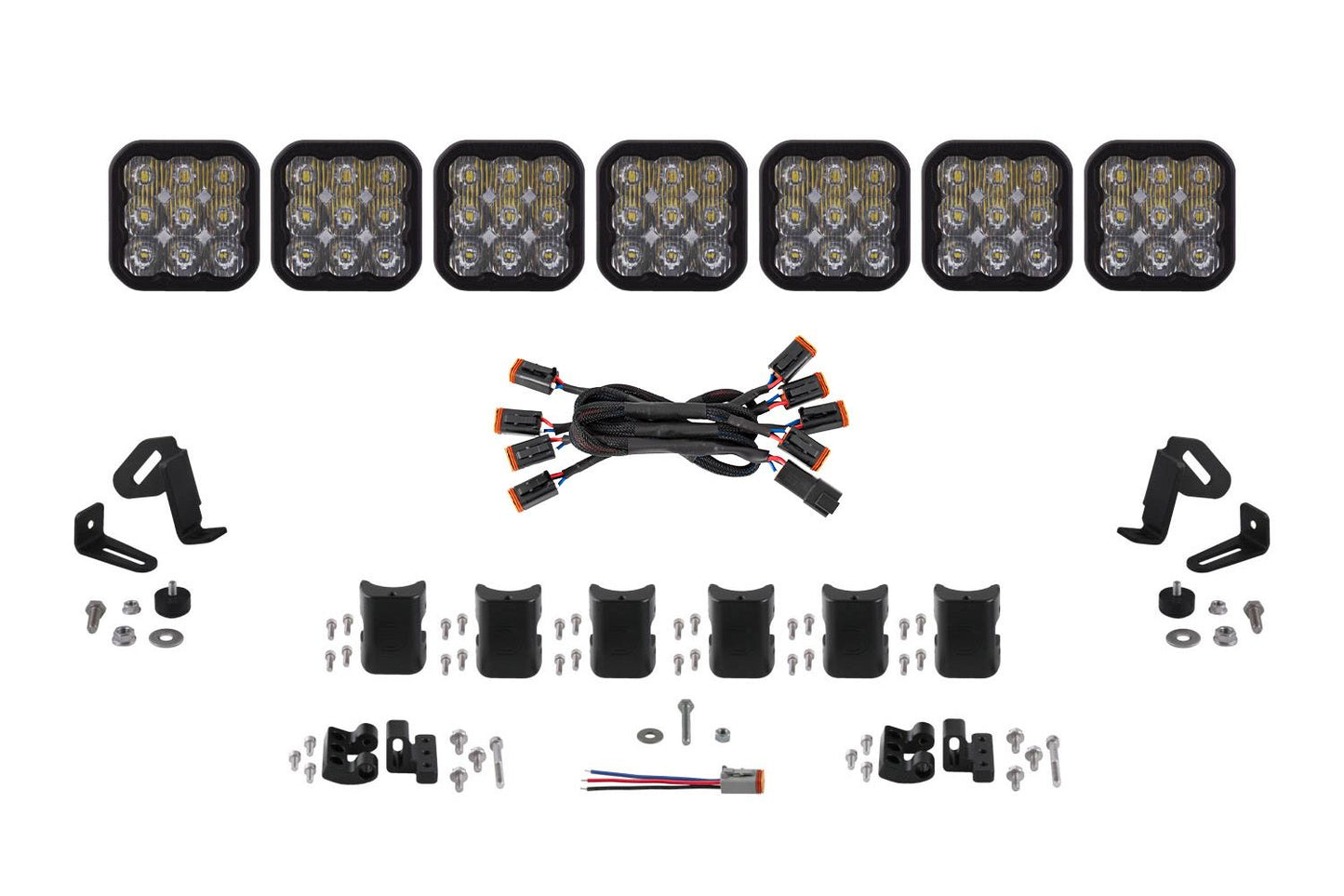 Diode Dynamics Brand Logo SS5 CrossLink 7-Pod LED Light Bar
