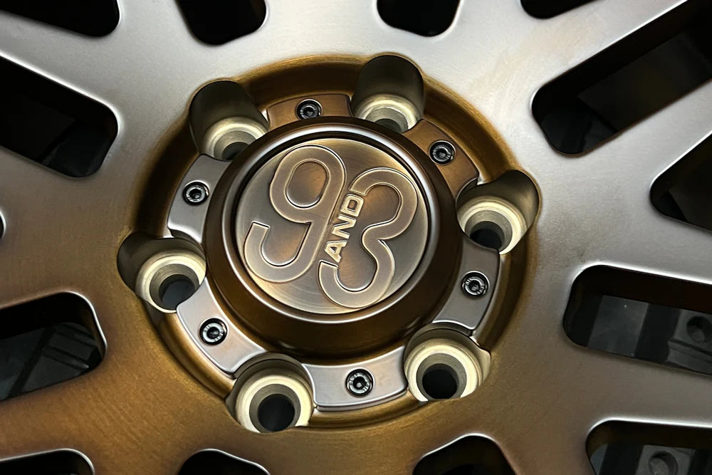 9&3 Wheels FR-01 | 6061-T6 Forged | Simulated Beadlock | Bronze