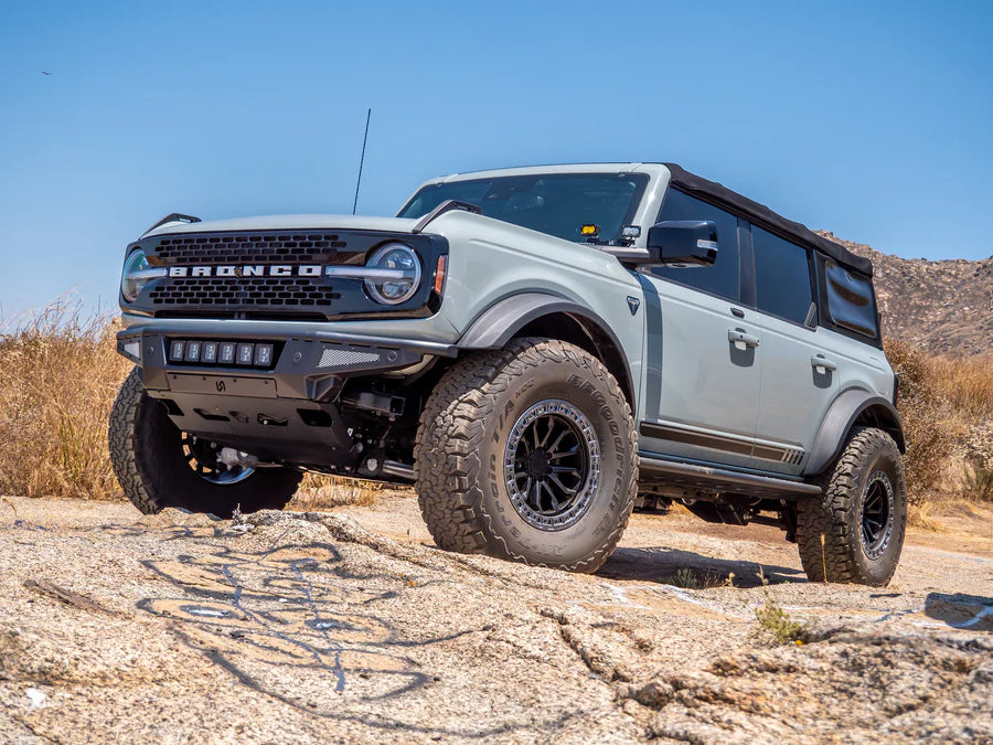 Turn Offroad 2021+ Ford Bronco Baja Tubular Front Bumper & Skid Plate