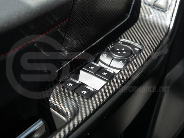 2021+ Ford Raptor/R Carbon Fiber Front Door Side Panel Cover