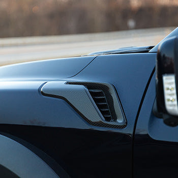 Ford Racing 2021-2026 Raptor Carbon Fiber Fender Vent Set - Gloss